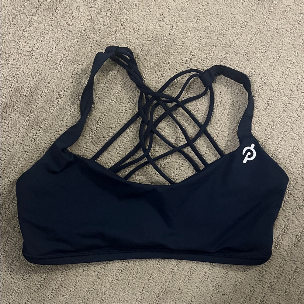 Lululemon Athletica Black Strappy Sports Bra